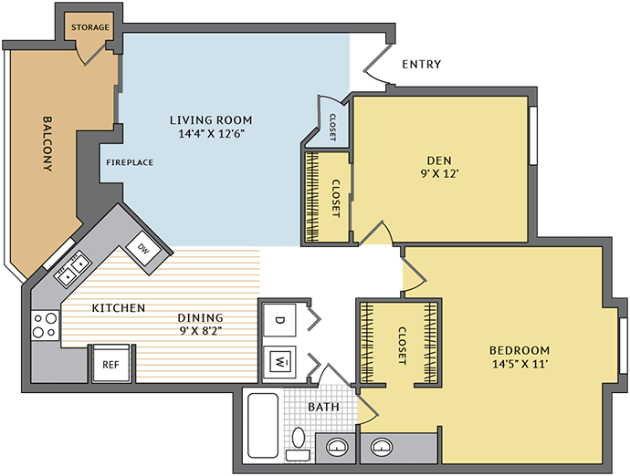 Pantego Renovated floor plan